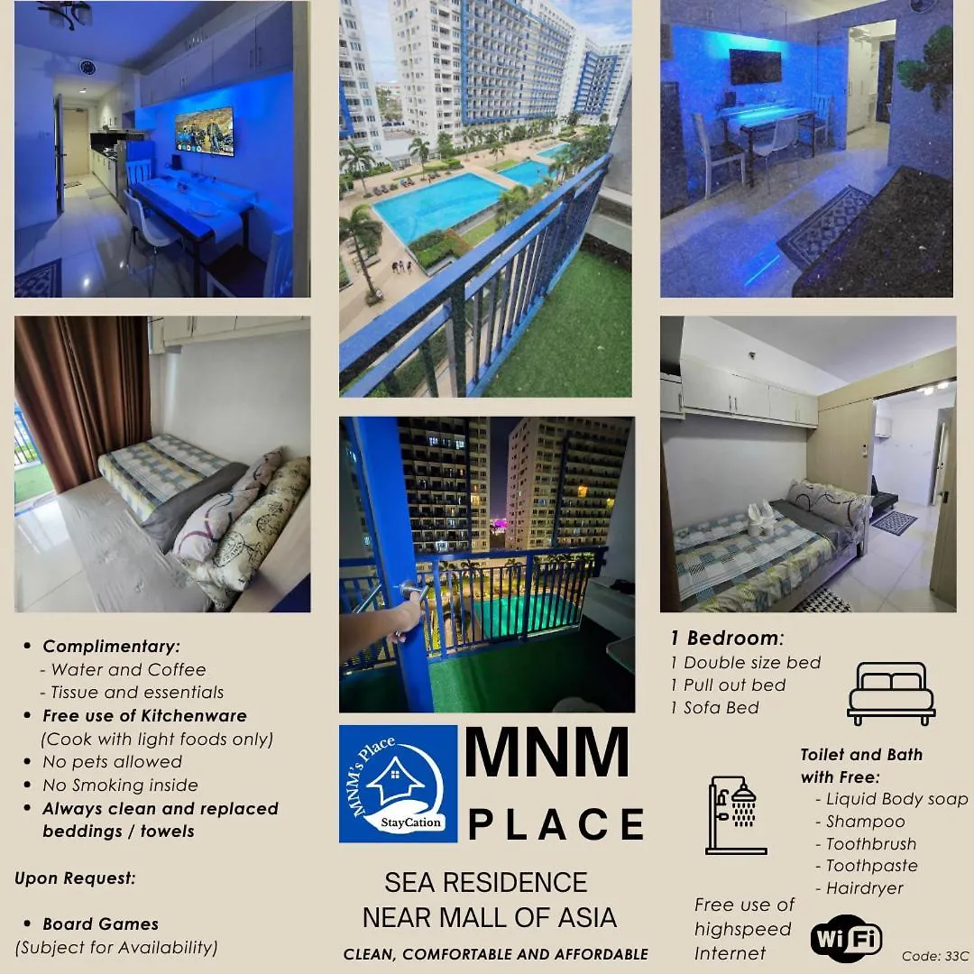 Mnm Place - Sea Residence 3C Manila 0*,